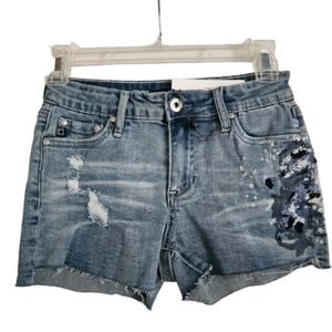 AG ADRIANO GOLDSCHMIED KIDS THE MAUI KI-LO FRAY SHORT SZ 12